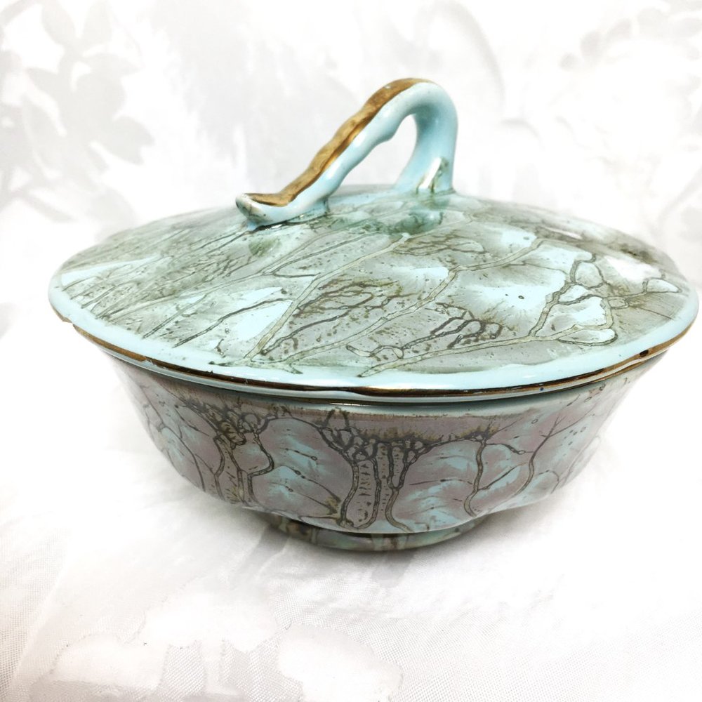 * Old Dutch Delft Powder or Candy Dish - Picture 16 of 16